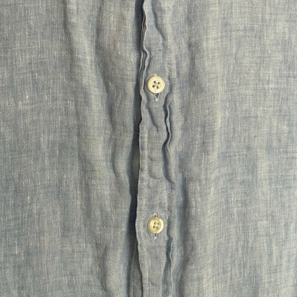 Banana Republic Men’s Slim Linen Blend Shirt Size M - Picture 6 of 6